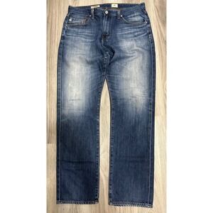 AG Adriano Goldschmied The Graduate Tailored Leg Mens Jeans 34 Medium Wash USA